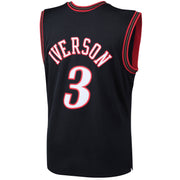 Mitchell & Ness NBA Youth Swingman Jersey Philadelphia 76ers Allen Iverson 3 00-01 Black