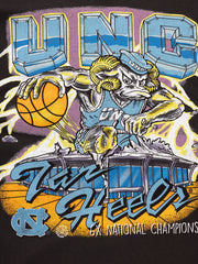 Mitchell & Ness NCAA Electric Tee North Carolina Tar Heels Faded Black