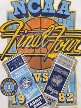 Mitchell & Ness NCAA Final Four Tee North Carolina Tar Heels Vintage White