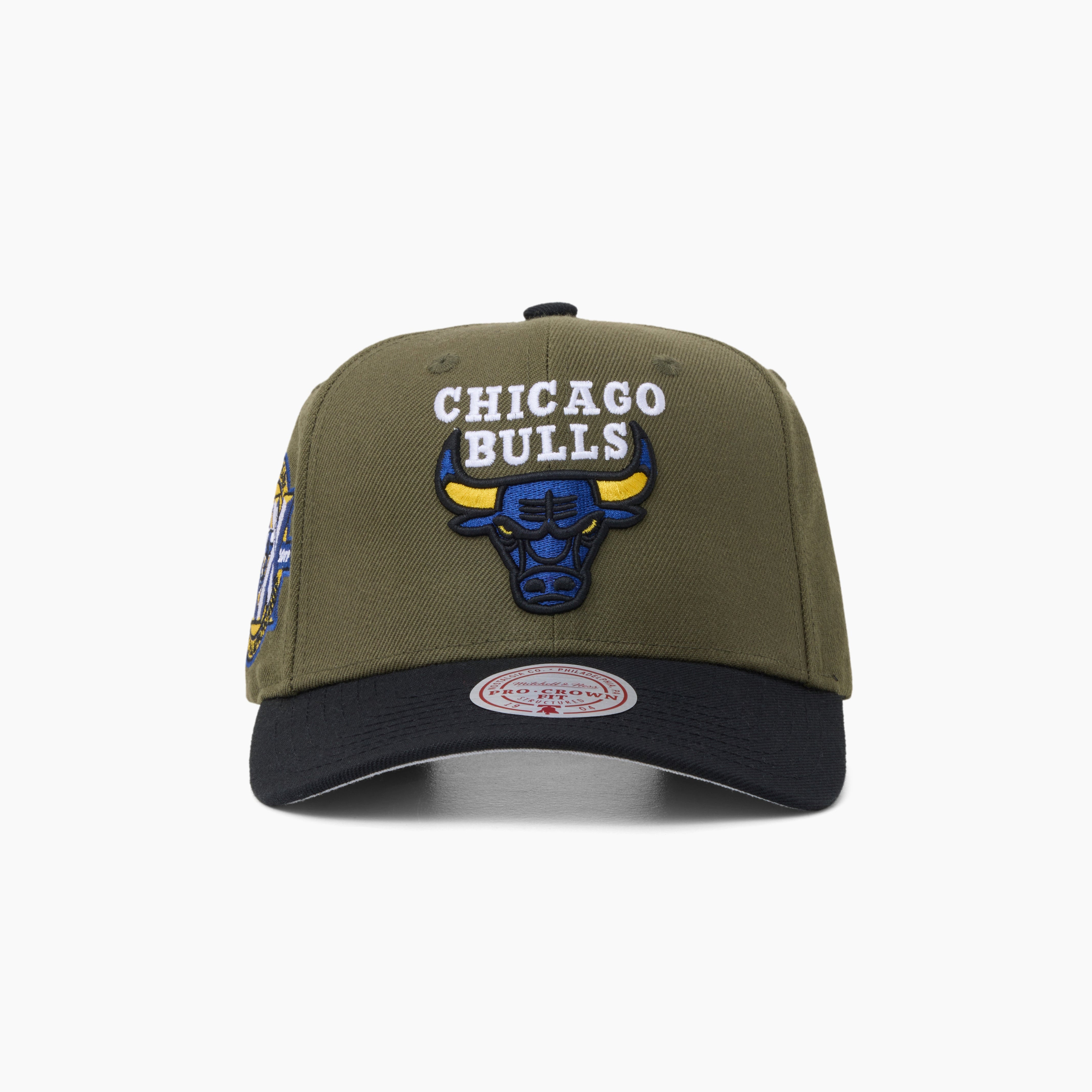 Mitchell & Ness NBA Future Utility Pro Crown Chicago Bulls Olive/Black