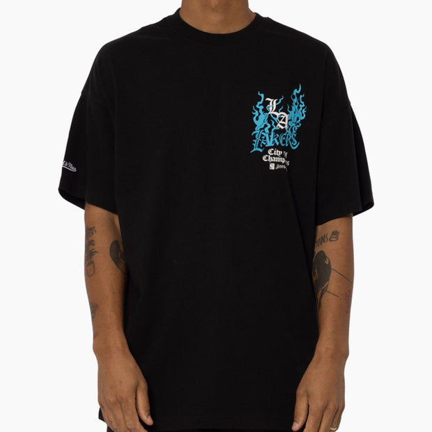 Mitchell & Ness NBA Legends Last Forever Tee Los Angeles Lakers Black