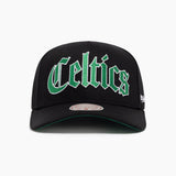 Mitchell & Ness NBA Old English Pro Pinch Boston Celtics Black