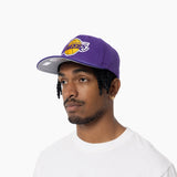 Mitchell & Ness NBA Pro Crown Suede Visor Los Angeles Lakers Purple