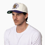 Mitchell & Ness NBA Pro Pinch Champions Los Angeles Lakers White Cream Purple