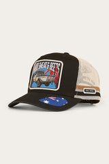 Ringers Western Mud Sweat Beers Deep Fit Trucker Cap Maroon