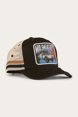 Ringers Western Mud Sweat Beers Deep Fit Trucker Cap Maroon