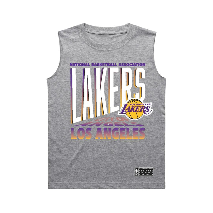 NBA Essentials Grayling Muscle Tank Los Angeles Lakers Grey Marle