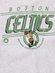 NBA Essentials Logan Fleece Crew Boston Celtics Silver Marle