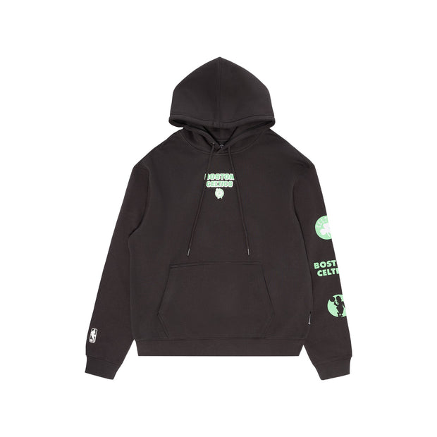NBA Essentials Stanford Fleece Hoody Boston Celtics Solid Black