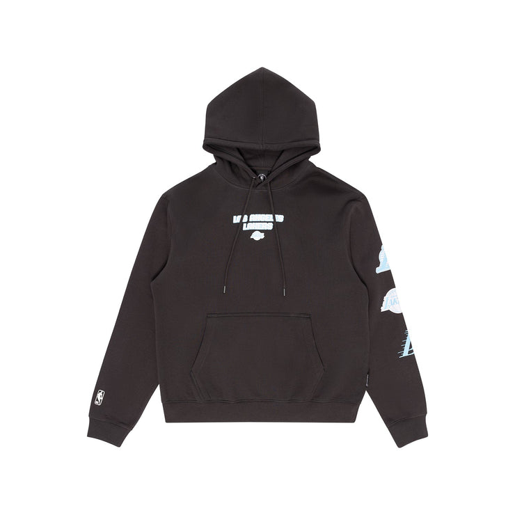 NBA Essentials Stanford Fleece Hoody Los Angeles Lakers Solid Black
