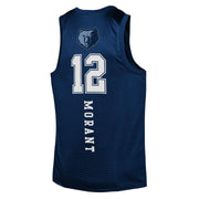 NBA Essentials Youth Name and Number Tank Ja Morant Memphis Grizzlies Navy