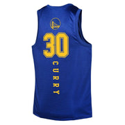 NBA Essentials Youth Name and Number Tank Steph Curry Golden State Warriors Blue