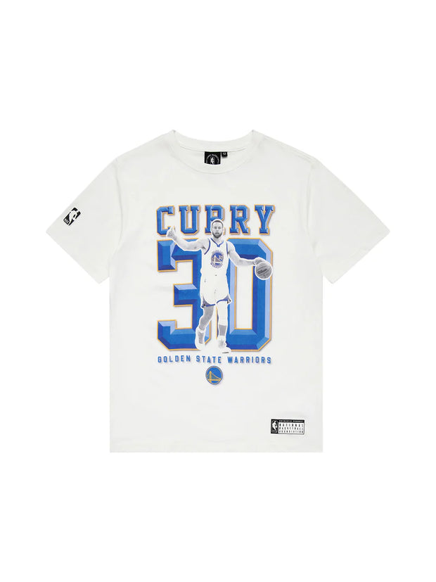 NBA Essentials Youth Jasper Vintage Tee Golden State Warriors White