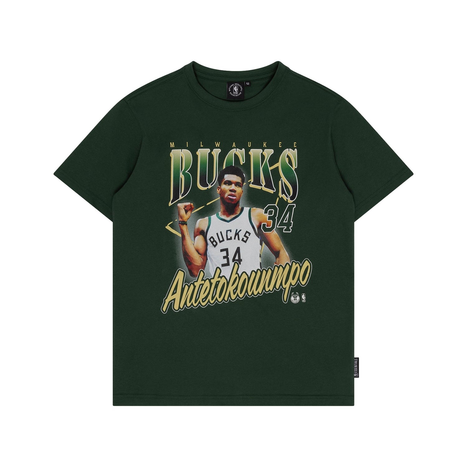 NBA Essentials Vintage Youth Tee Milwaukee Bucks Antetokounmpo