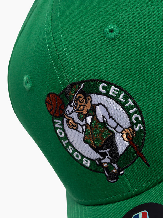NBA Essentials Youth NBA Team Classic 6 Panel Boston Celtics Clover Green