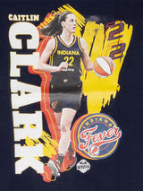 NBA Essentials Youth WNBA Player Tee Indiana Fever Caitlin Clark #22 Navy