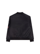 NBA Essentials Braun Nylon Bomber Chicago Bulls Solid Black