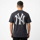 Majestic MLB Everteam Logo Tee New York Yankees Washed Black