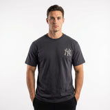 Majestic MLB Everteam Logo Tee New York Yankees Washed Black
