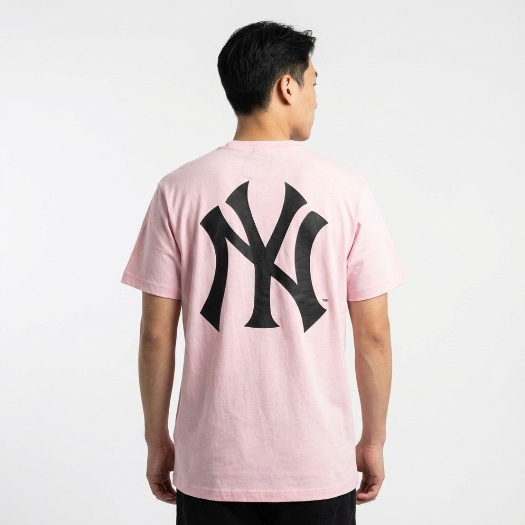 Majestic MLB Everteam Logo Tee New York Yankees Corsage Pink