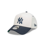 New Era 39Thirty A-Frame MLB Cut N Paste New York Yankees Chrome White