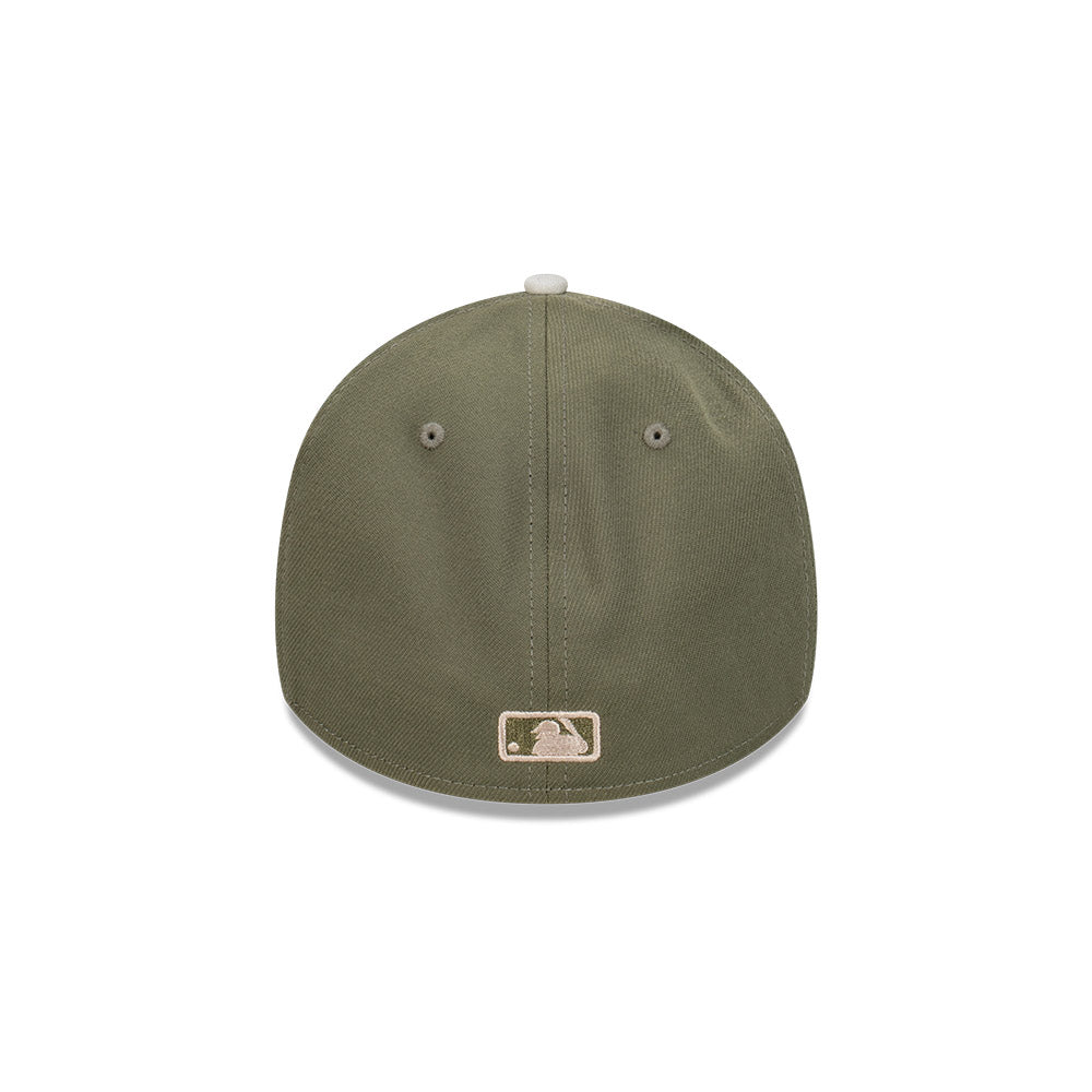 New Era 39Thirty A-Frame MLB Vintage Olive Los Angeles Dodgers