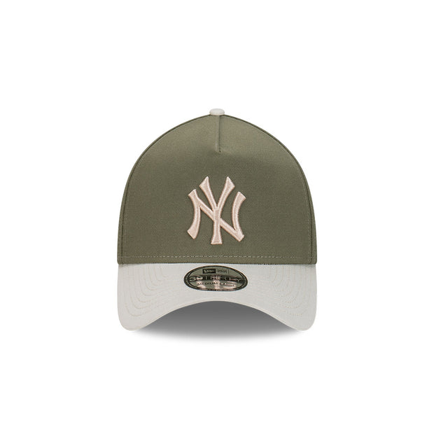 New Era 39Thirty A-Frame MLB Vintage Olive New York Yankees