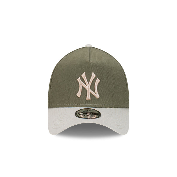 New Era 39Thirty A-Frame MLB Vintage Olive New York Yankees