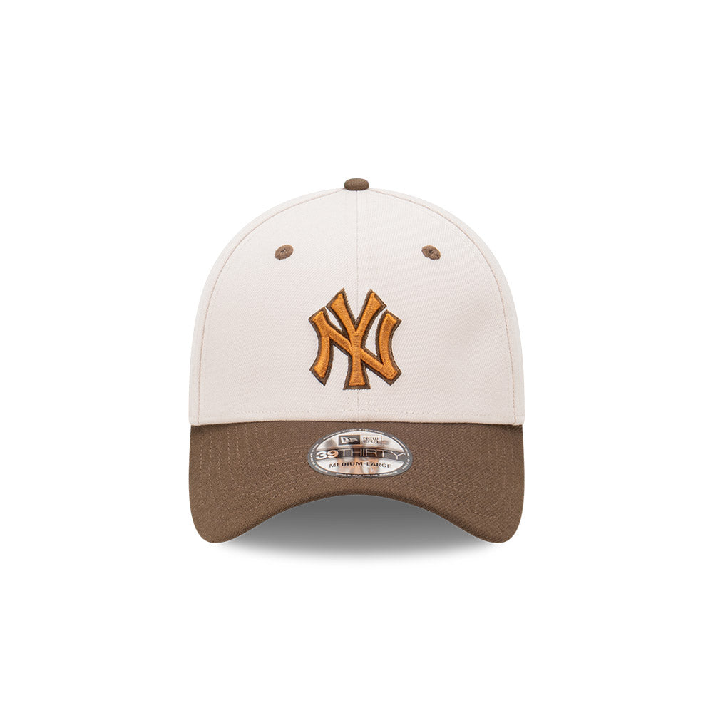 New Era 39Thirty MLB Caramel Wafer New York Yankees