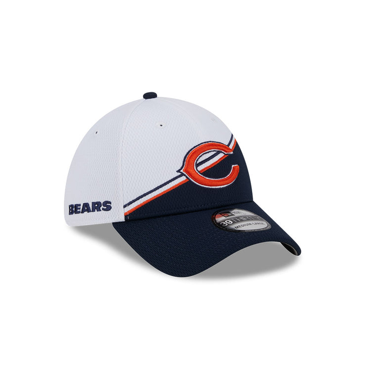 New Era 39Thirty NFL 2023 Sideline Chicago Bears White Team