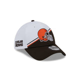 New Era 39Thirty NFL 2023 Sideline Cleveland Browns White Team