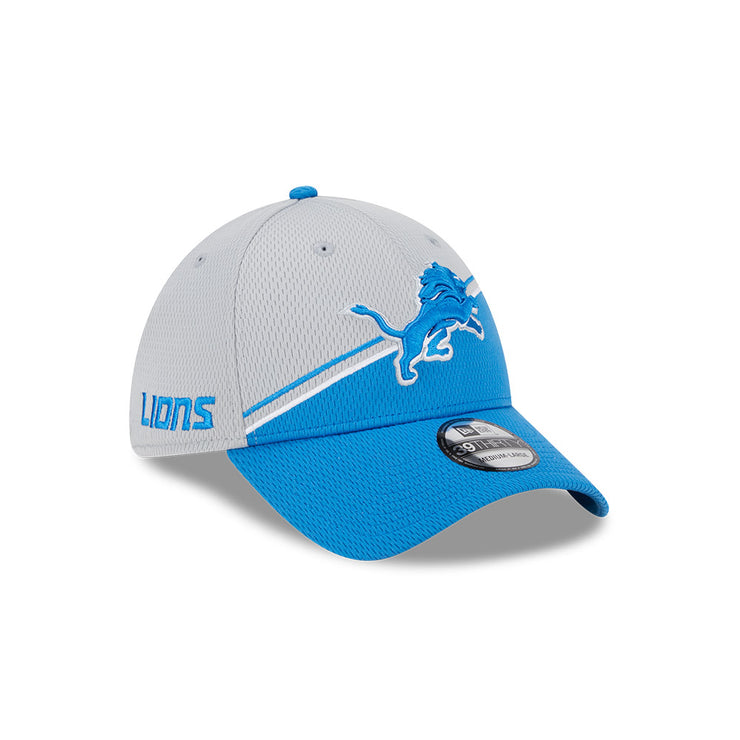 New Era 39Thirty NFL 2023 Sideline Detroit Lions Grey