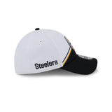 New Era 39Thirty NFL 2023 Sideline Pittsburgh Steelers White Team