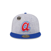 New Era 59Fifty MLB 59Fifty Day 2024 Atlanta Braves Heather Grey