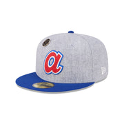 New Era 59Fifty MLB 59Fifty Day 2024 Atlanta Braves Heather Grey