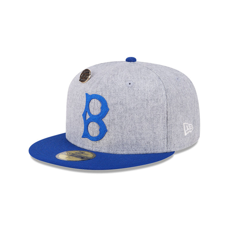 New Era 59Fifty MLB 59Fifty Day 2024 Brooklyn Dodgers Heather Grey