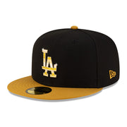 New Era 59Fifty MLB 59Fifty Day 2025 Black Gold Los Angeles Dodgers