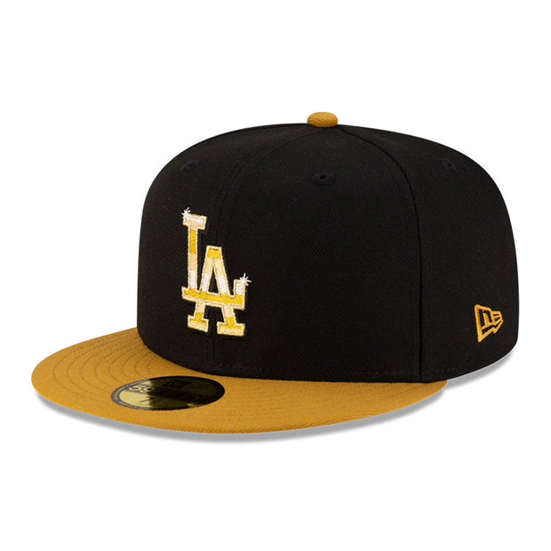 New Era 59Fifty MLB 59Fifty Day 2025 Black Gold Los Angeles Dodgers