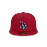 New Era 59Fifty MLB Bordeaux Blue Los Angeles Dodgers