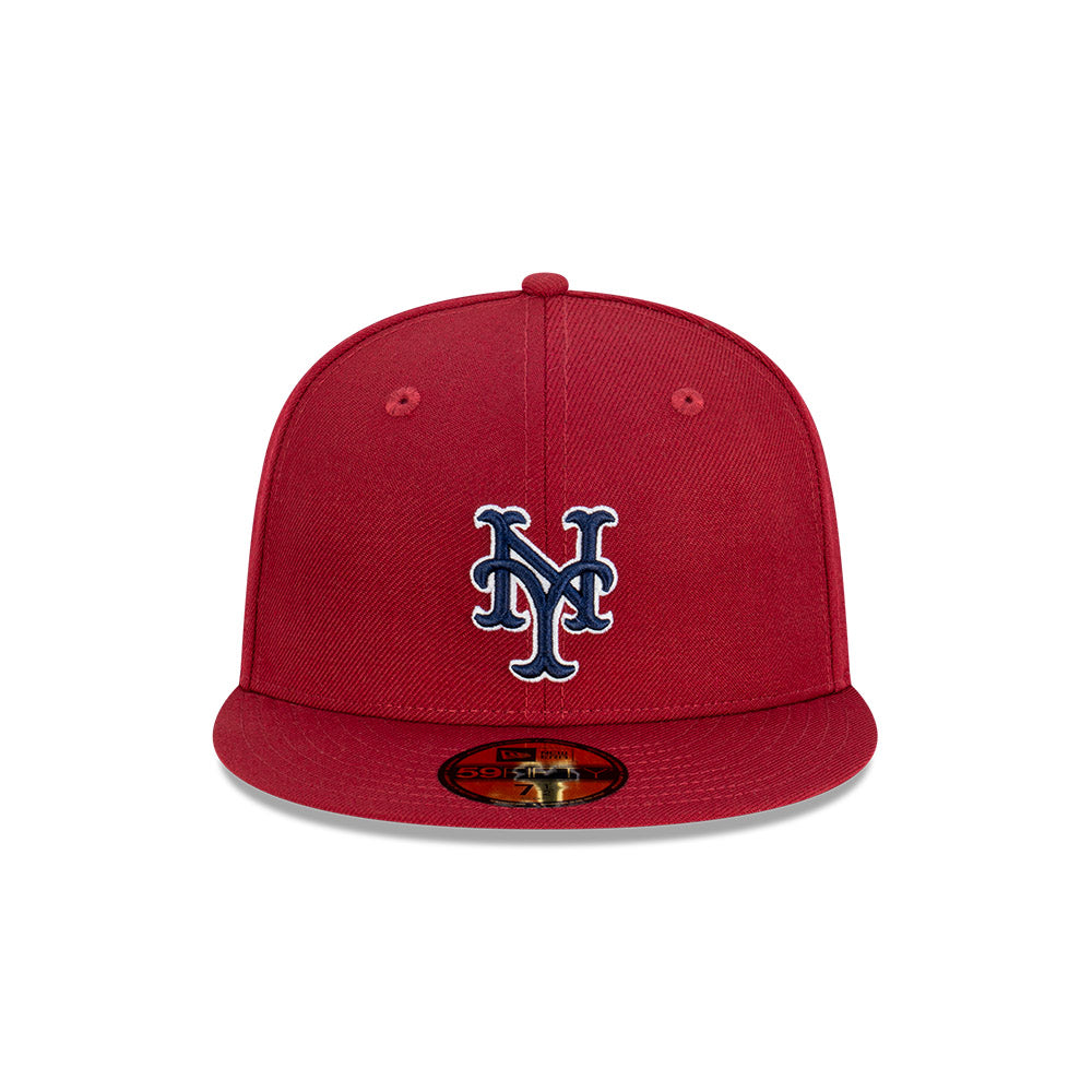 New Era 59Fifty MLB Bordeaux Blue New York Mets