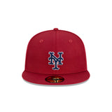 New Era 59Fifty MLB Bordeaux Blue New York Mets