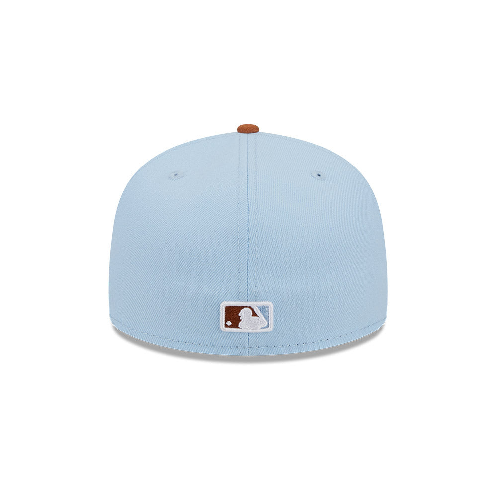 New Era 59Fifty MLB Game Day 2024 2-Tone Los Angeles Dodgers Pastel Blue