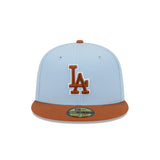 New Era 59Fifty MLB Game Day 2024 2-Tone Los Angeles Dodgers Pastel Blue