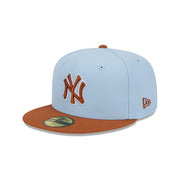 New Era 59Fifty MLB Game Day 2024 2-Tone New York Yankees Pastel Blue