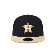 New Era 59Fifty MLB Gold 23 Houston Astros