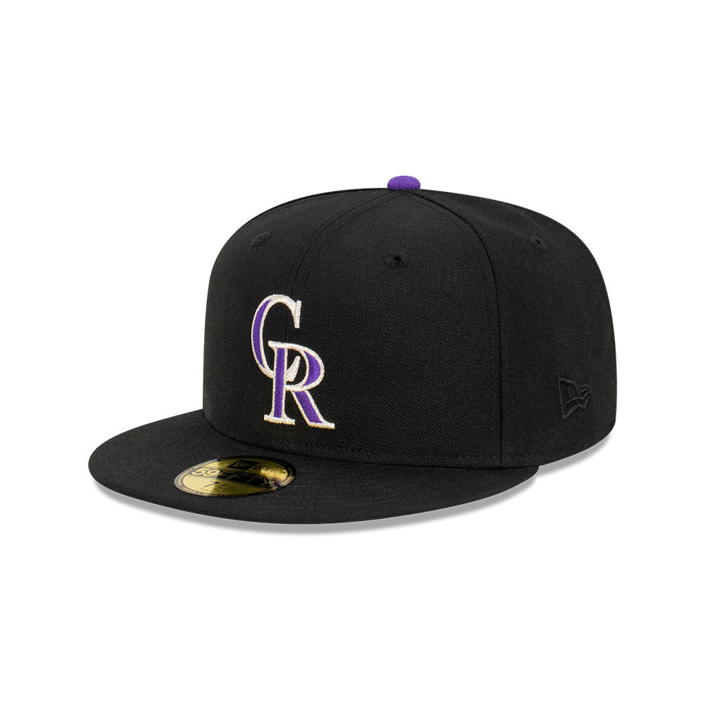 New Era 59Fifty MLB Grey Underviser Colorado Rockies Black