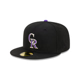 New Era 59Fifty MLB Grey Underviser Colorado Rockies Black