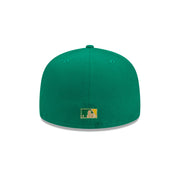 New Era 59Fifty MLB Laurel Sidepatch Oakland Athletics Dark Green