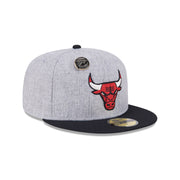 New Era 59Fifty NBA 59Fifty Day 2024 Chicago Bulls Heather Grey