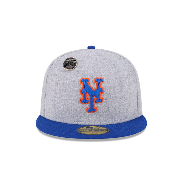 New Era 59Fifty NBA 59Fifty Day 2024 New York Mets Heather Grey